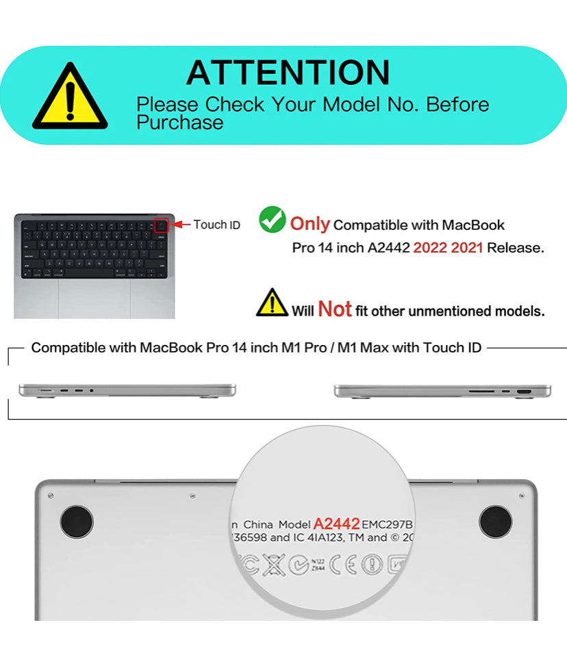 PINK ROSE GOLD MOSISO Compatible with MacBook Pro 14 inch Case 2021 2022 Release