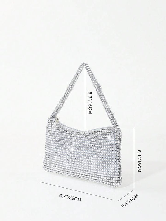 Silver Sparkly Clutch