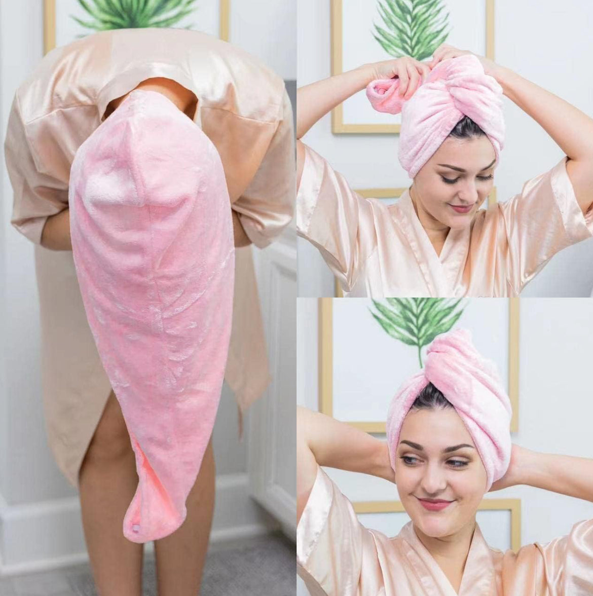 Microfiber Hair Towel Wrap