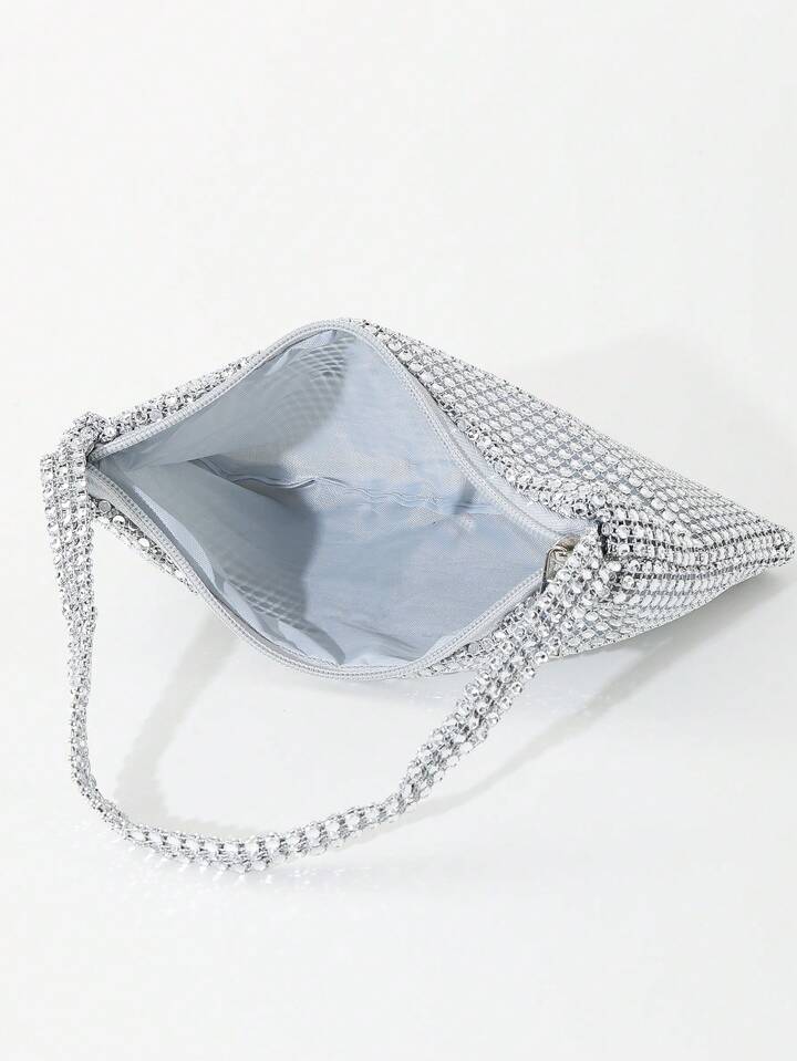 Silver Sparkly Clutch