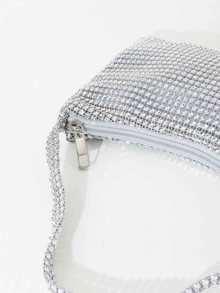 Silver Sparkly Clutch