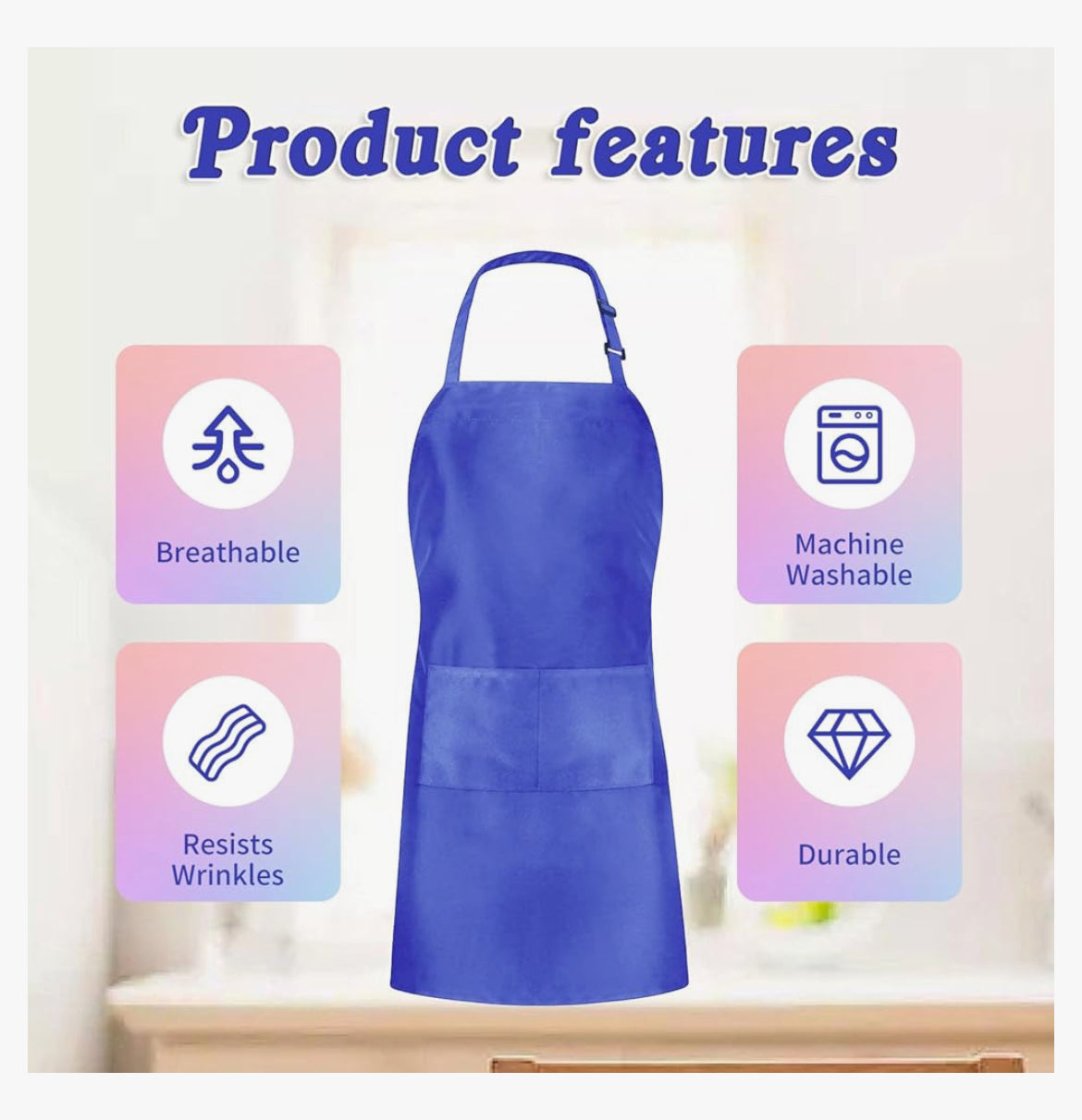 1 Adult Apron with Pockets